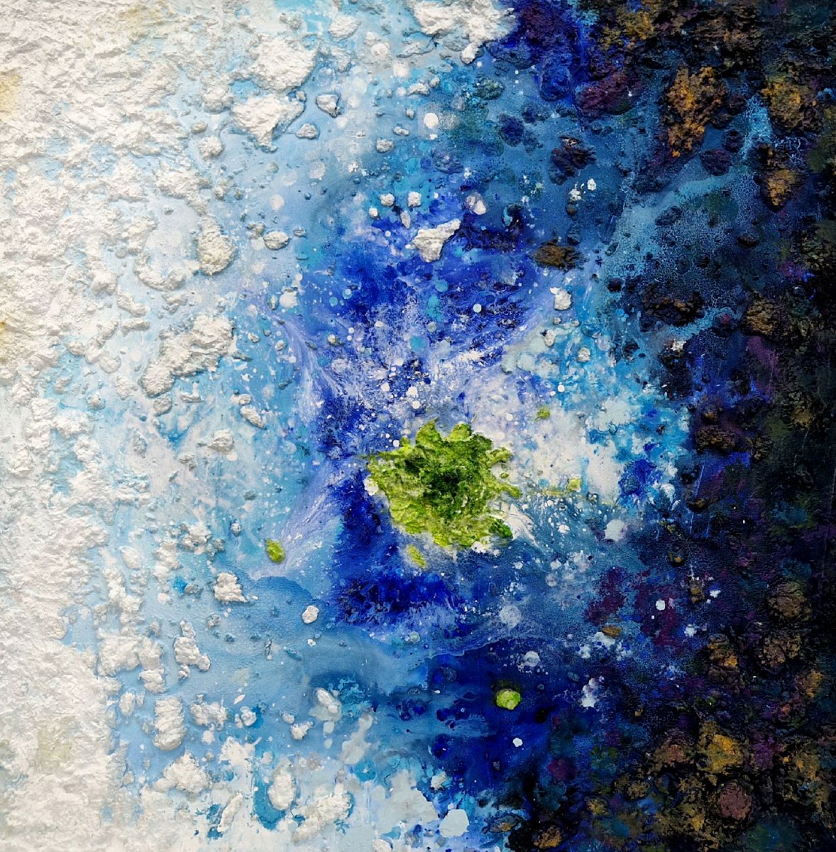Tableau de Philippe Boliviera a pour titre  Tinos style abstrait dim : Philippe Bolivieraprix:700