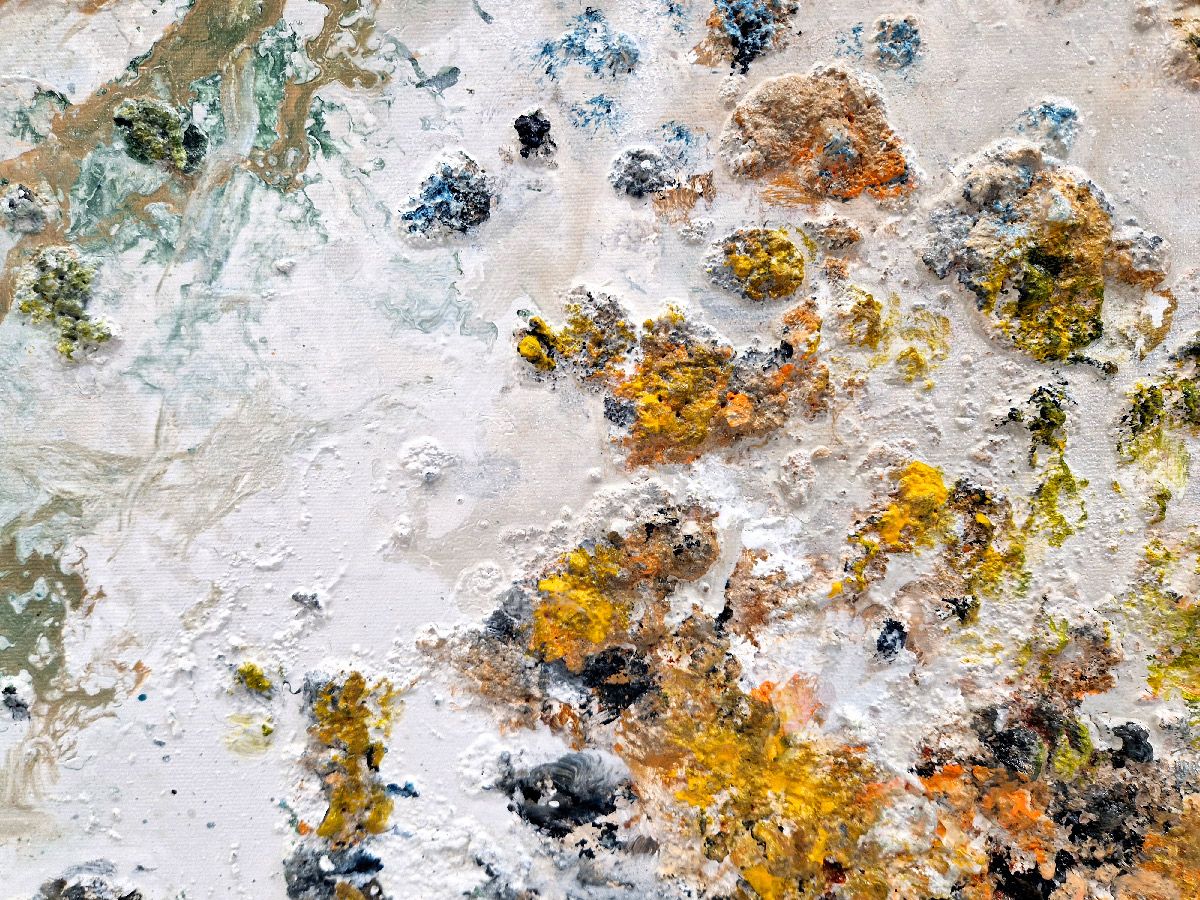 Tableau de Philippe Boliviera a pour titre  Atacama III style abstrait dim : Philippe Bolivieraprix:550