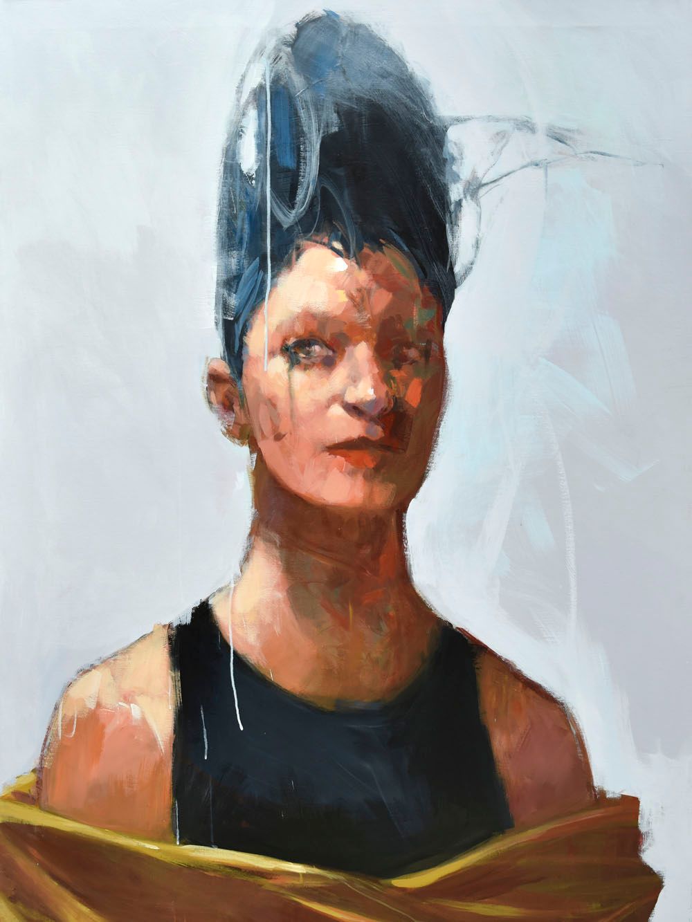 Editions d'art de MASSEBEUF Olivier a pour titre  THE GIRL WHO KNEW TOO MUCH style figuratif dim : MASSEBEUF Olivierprix:70
