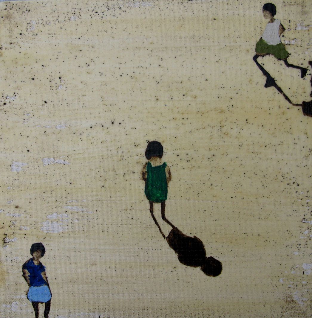 Tableau de MARCOS ZRIHEN NOWOTNY a pour titre  3 Children - Barcelona 2025 style figuratif dim : MARCOS ZRIHEN NOWOTNYprix:80