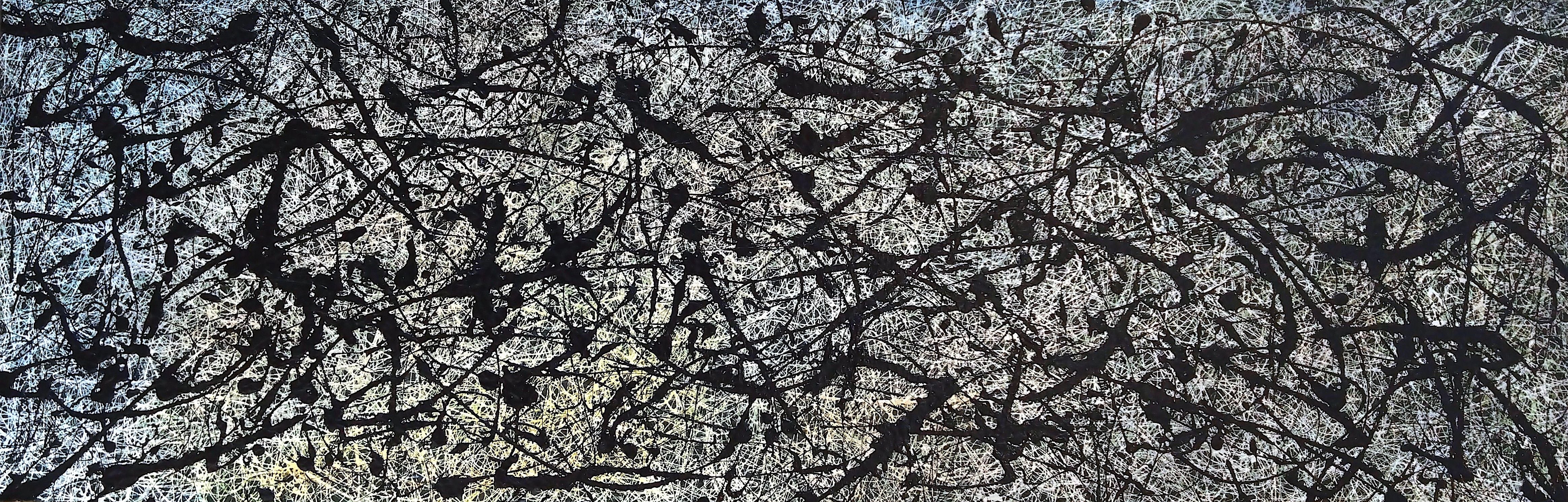 Tableau de NASH a pour titre  Green Land style abstrait dim : NASHprix:900