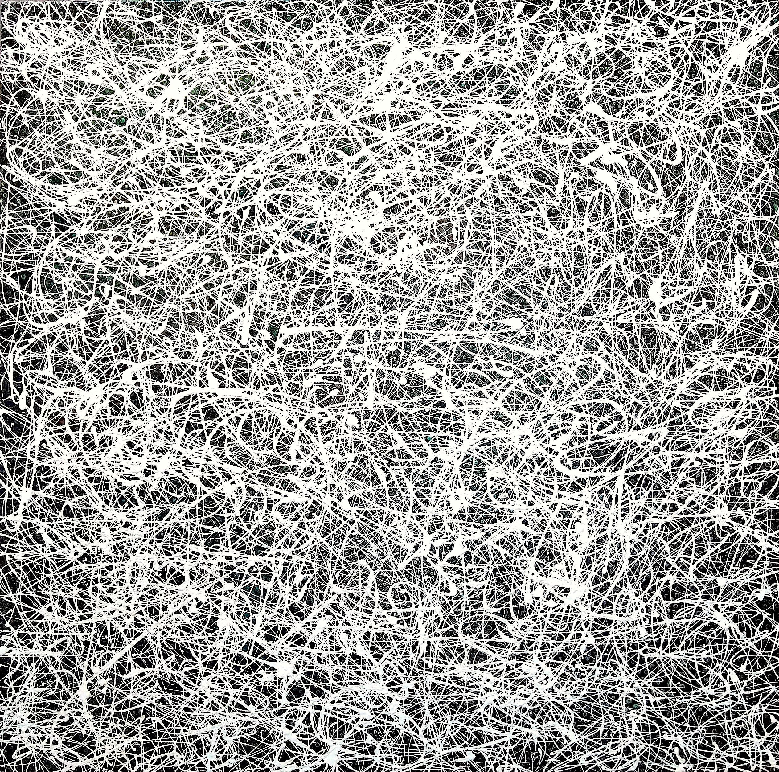 Tableau de NASH a pour titre  White sand style abstrait dim : NASHprix:600