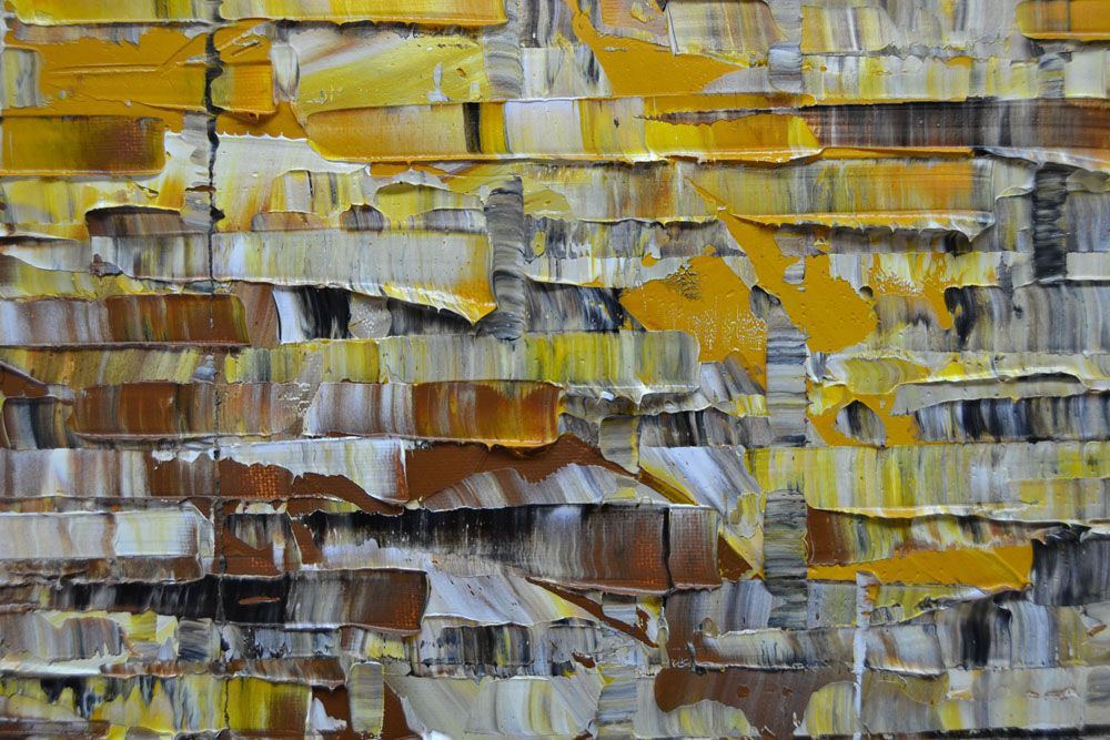 Tableau de ALAIN BECANNE a pour titre  PEINTURE 10-2022-57 style abstrait dim : ALAIN BECANNEprix:700