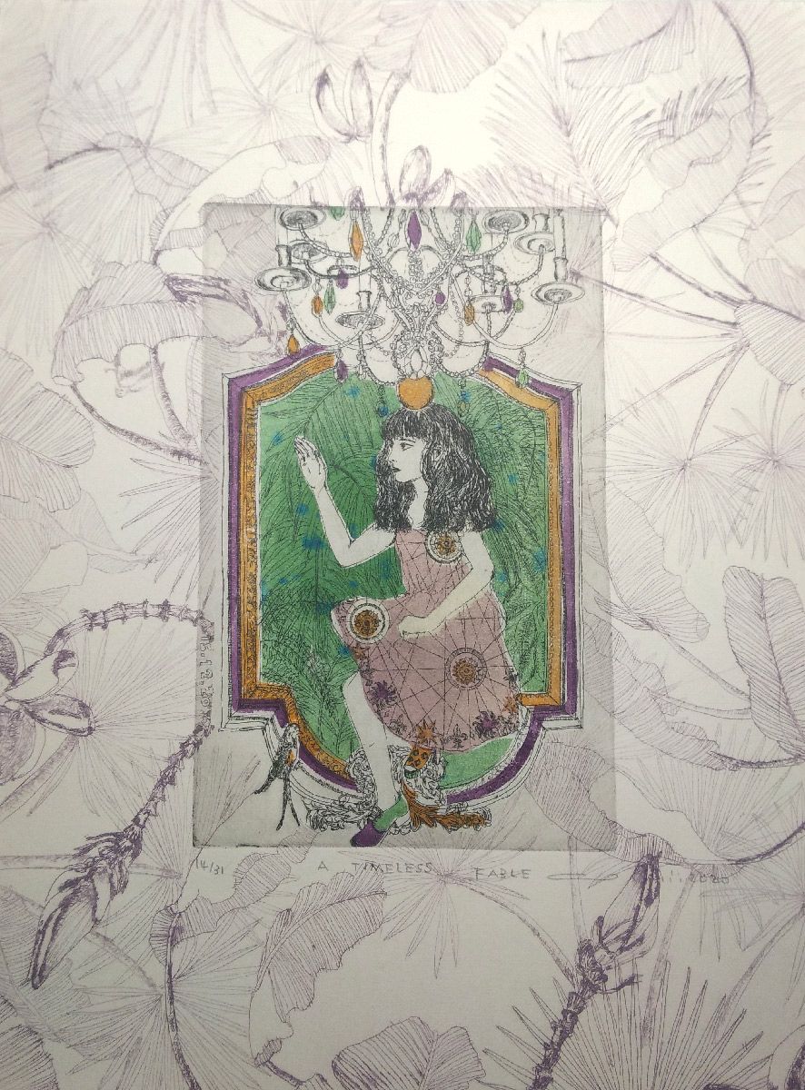 Editions d'art de ATSUKO ISHII a pour titre  A Timeless Fable style figuratif dim : ATSUKO ISHIIprix:130