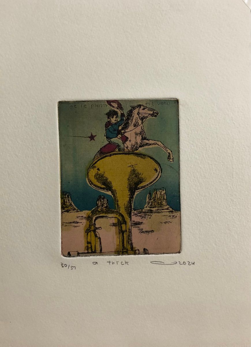 Editions d'art de ATSUKO ISHII a pour titre  a trick style figuratif dim : ATSUKO ISHIIprix:40