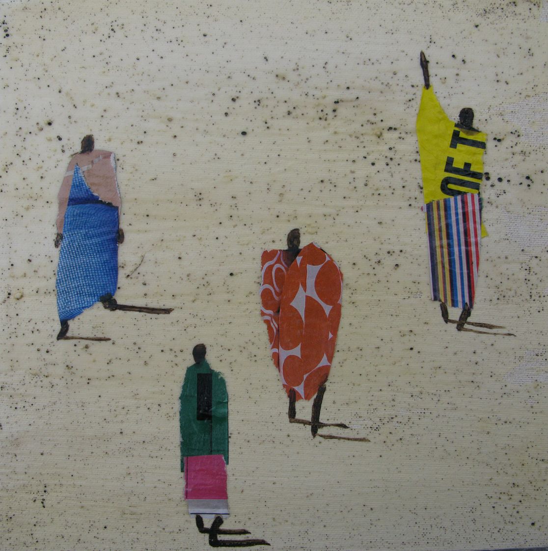 Tableau de MARCOS ZRIHEN NOWOTNY a pour titre  Africa 2 - Barcelona 2025 style figuratif dim : MARCOS ZRIHEN NOWOTNYprix:80