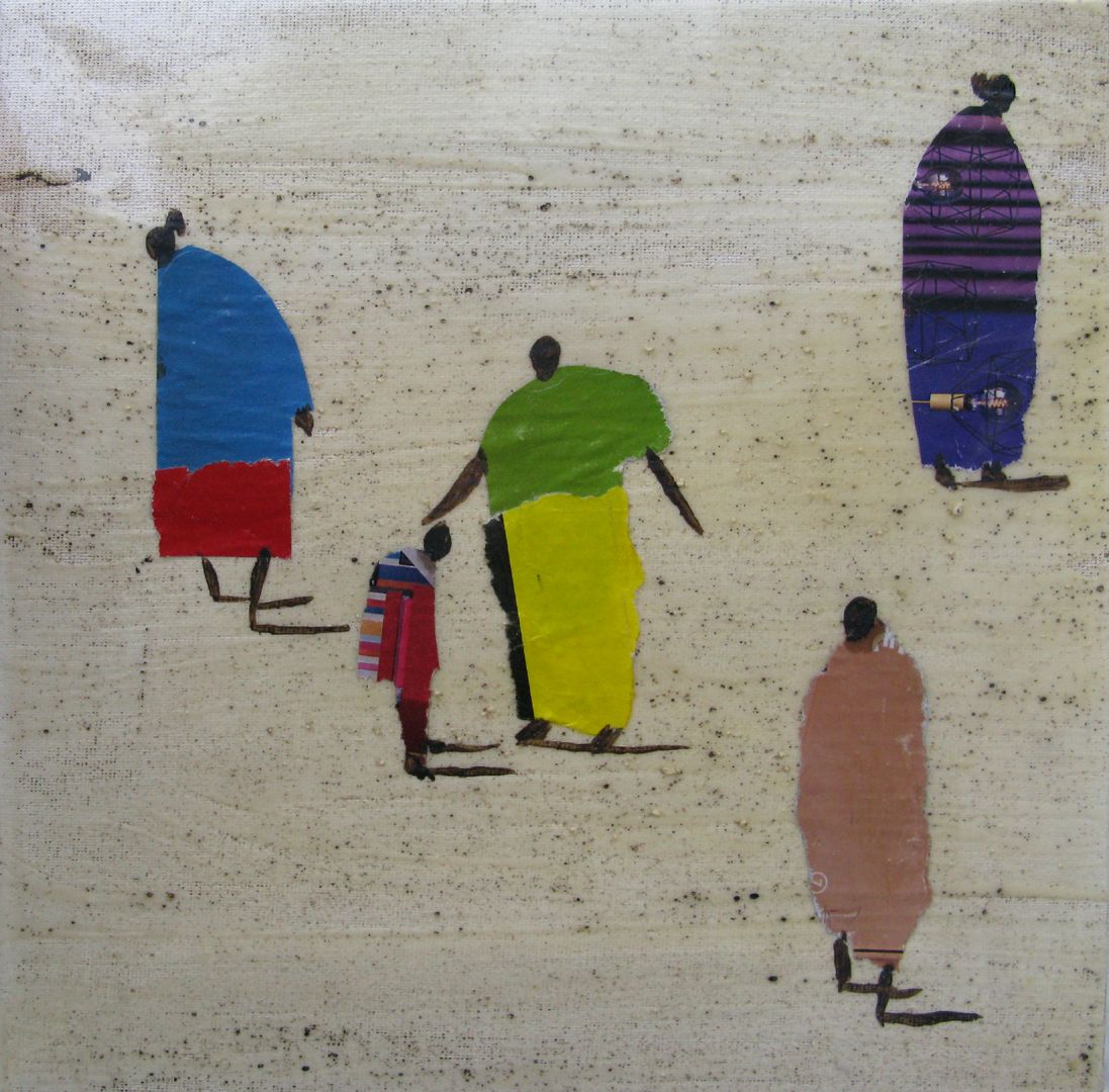 Tableau de MARCOS ZRIHEN NOWOTNY a pour titre  Africa 3 - Barcelona 2025 style figuratif dim : MARCOS ZRIHEN NOWOTNYprix:80