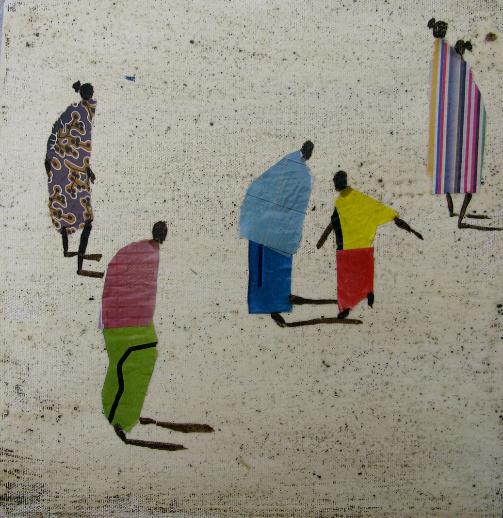 Tableau de MARCOS ZRIHEN NOWOTNY a pour titre  Africa 4 - Barcelona 2025 style figuratif dim : MARCOS ZRIHEN NOWOTNYprix:80
