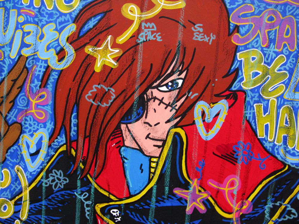Tableau de RICO SAB a pour titre  Albator yeah style graphique dim : RICO SABprix:600