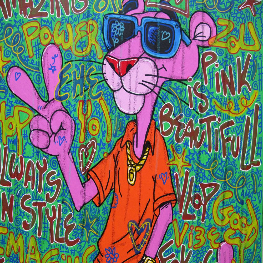 Tableau de RICO SAB a pour titre  Always in style style street pop art dim : RICO SABprix:800