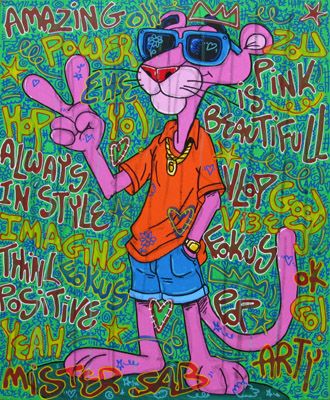 Tableau de RICO SAB a pour titre  Always in style style street pop art dim : RICO SABprix:800