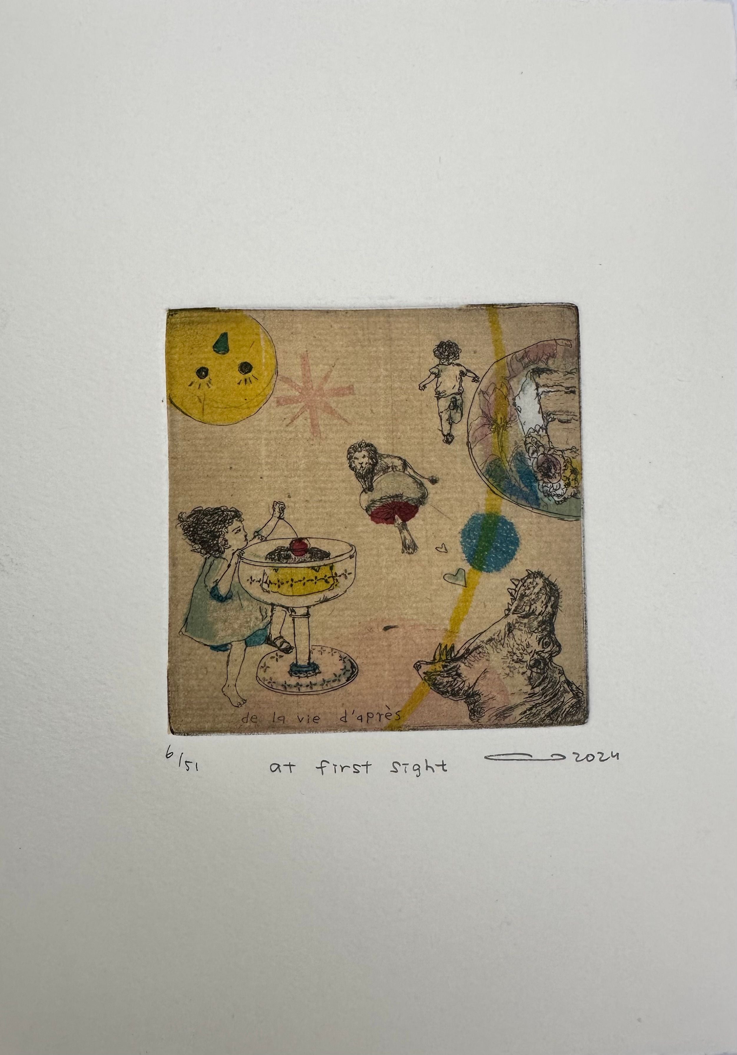 Editions d'art de ATSUKO ISHII a pour titre  At first sight style figuratif dim : ATSUKO ISHIIprix:40
