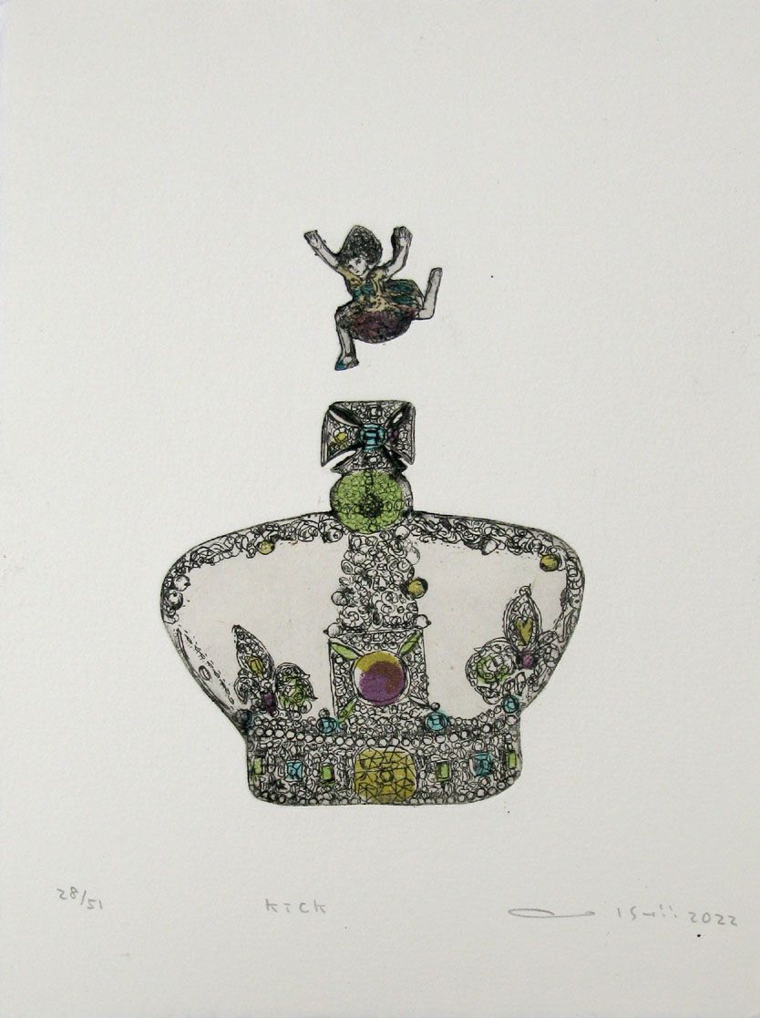 Editions d'art de ATSUKO ISHII a pour titre  Kick style figuratif dim : ATSUKO ISHIIprix:60