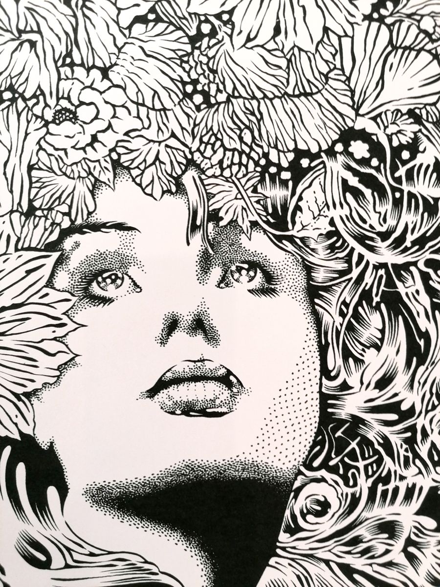 Editions d'art de CHUCK SPERRY a pour titre  THE BLACK KEYS BW TEST style figuratif dim : CHUCK SPERRYprix:400