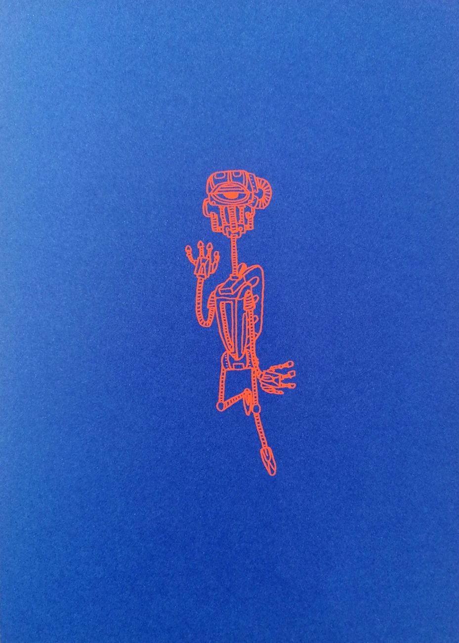 Editions d'art de JIBE a pour titre  BOT 1 style graphique dim : JIBEprix:40