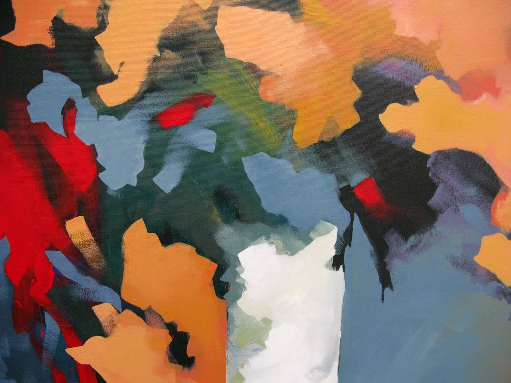 Tableau de BRUNEAU a pour titre  AR-MEN style abstrait dim : BRUNEAUprix: