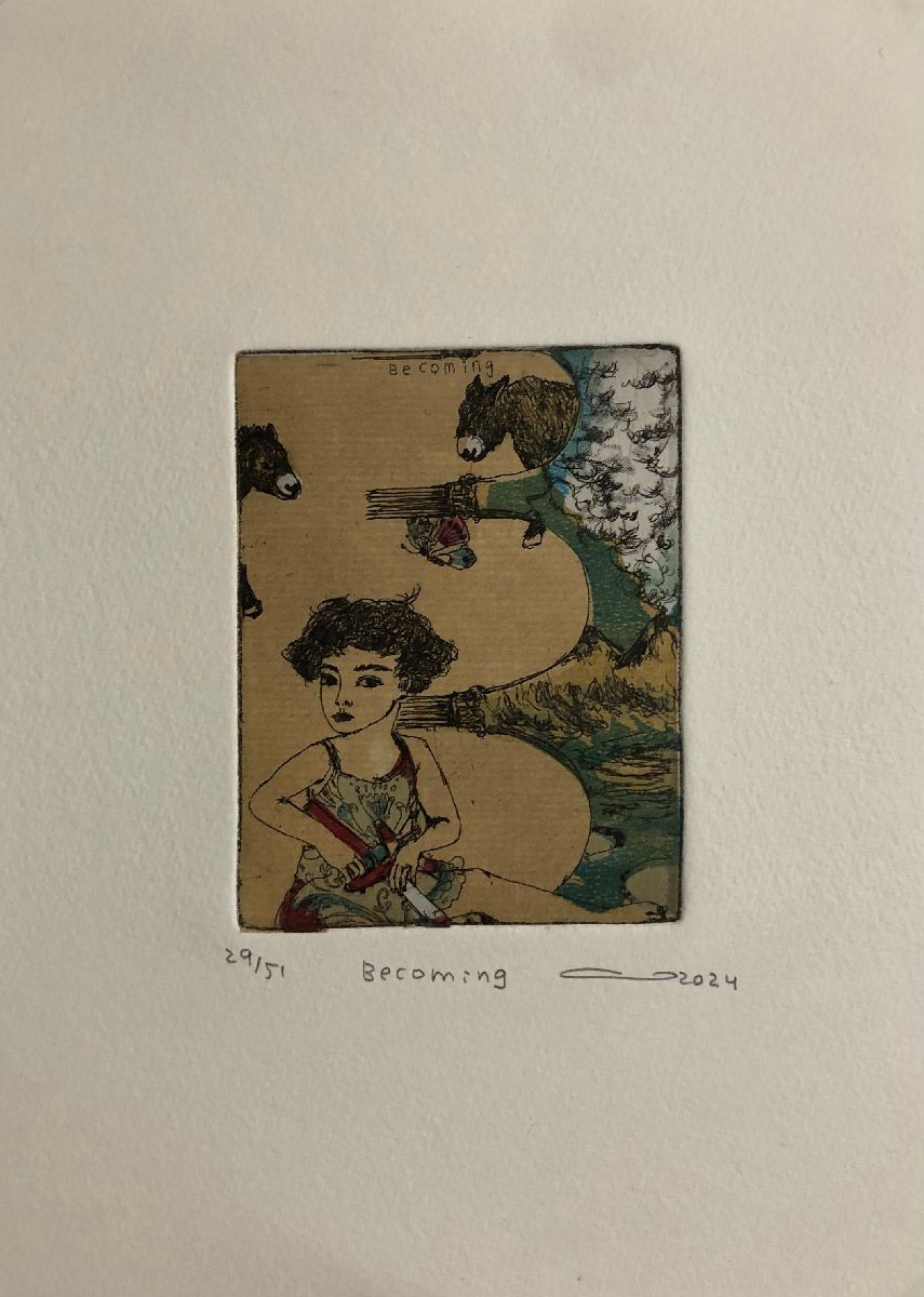 Editions d'art de ATSUKO ISHII a pour titre  Becoming style figuratif dim : ATSUKO ISHIIprix:40