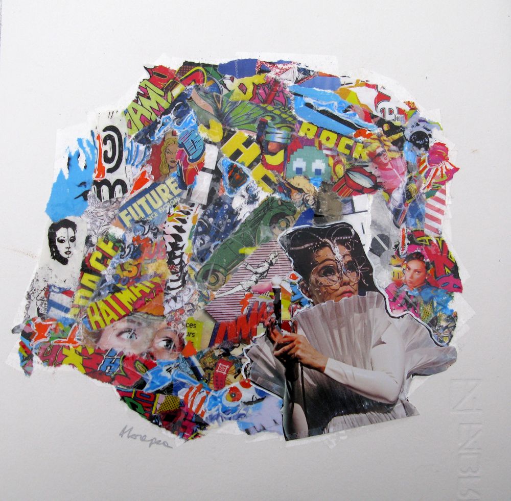 Editions d'art de FLOREPEA a pour titre  Björkissime style street art, graphique dim : FLOREPEAprix:100