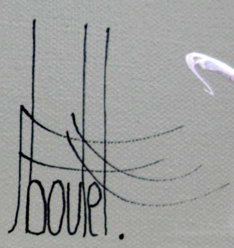 Tableau de F. BOUTET a pour titre  Marine abstraite 2023-38 style figuratif dim : F. BOUTETprix:700