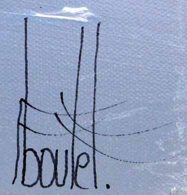 Tableau de F. BOUTET a pour titre  Marine abstraite 2023-41 style figuratif dim : F. BOUTETprix:700