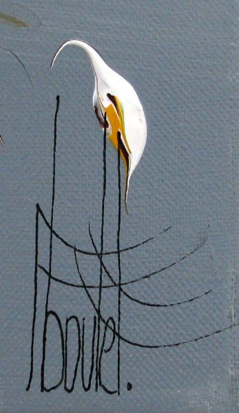 Tableau de F. BOUTET a pour titre  Marine abstraite 51 style figuratif dim : F. BOUTETprix:800