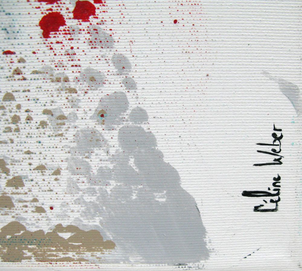 Tableau de CELINE WEBER a pour titre  EFFERVESCENCE style abstrait dim : CELINE WEBERprix:
