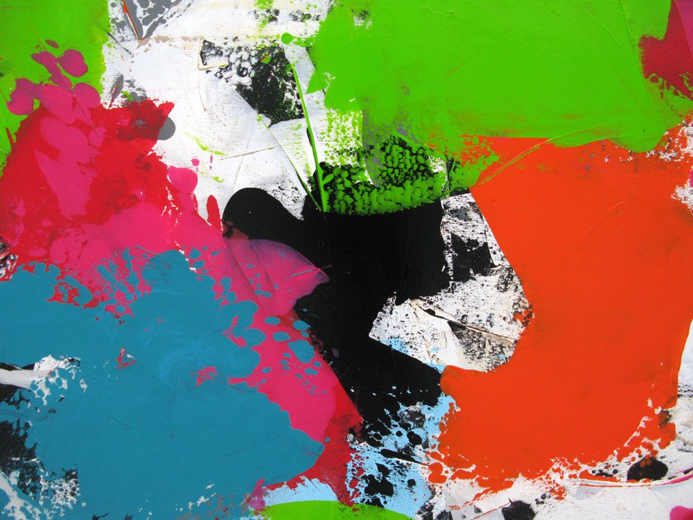 Tableau de CELINE WEBER a pour titre  CRAZY style abstrait dim : CELINE WEBERprix: