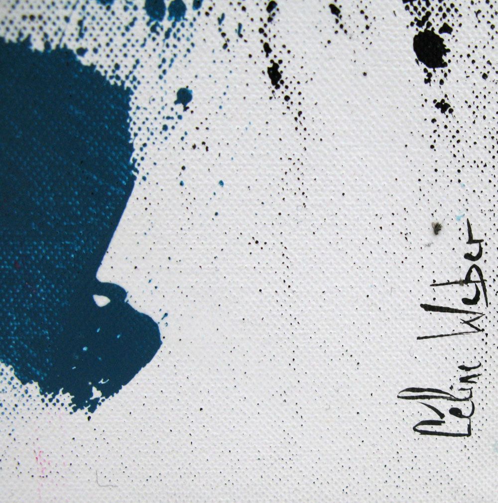 Tableau de CELINE WEBER a pour titre  SPARKLING style abstrait dim : CELINE WEBERprix: