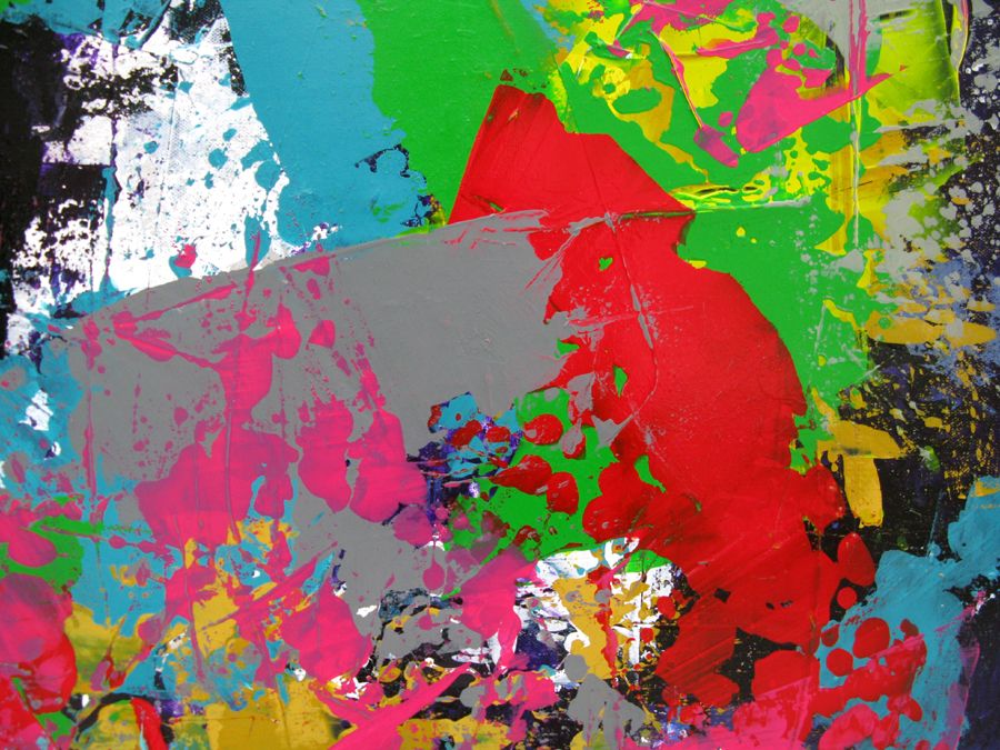Tableau de CELINE WEBER a pour titre  VELVET style abstrait dim : CELINE WEBERprix: