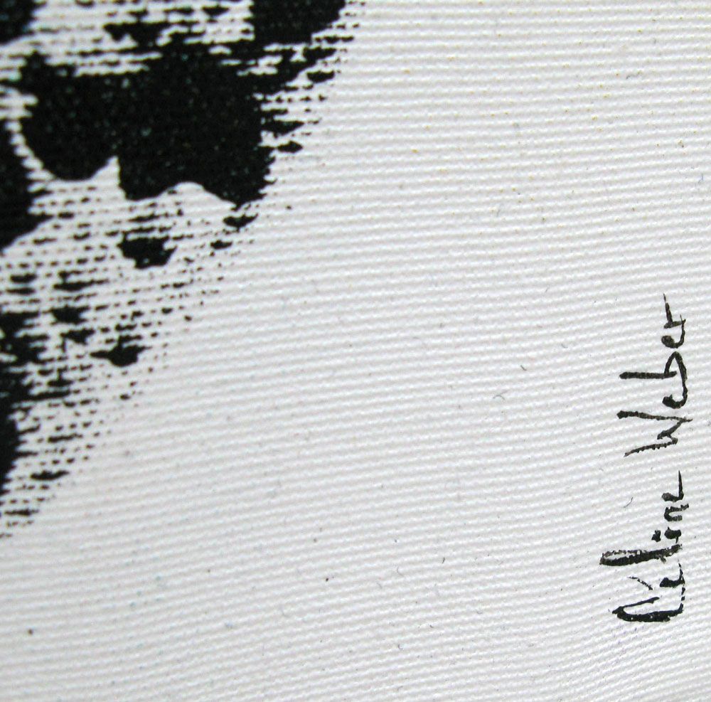 Tableau de CELINE WEBER a pour titre  EXALTATION style abstrait dim : CELINE WEBERprix:1600