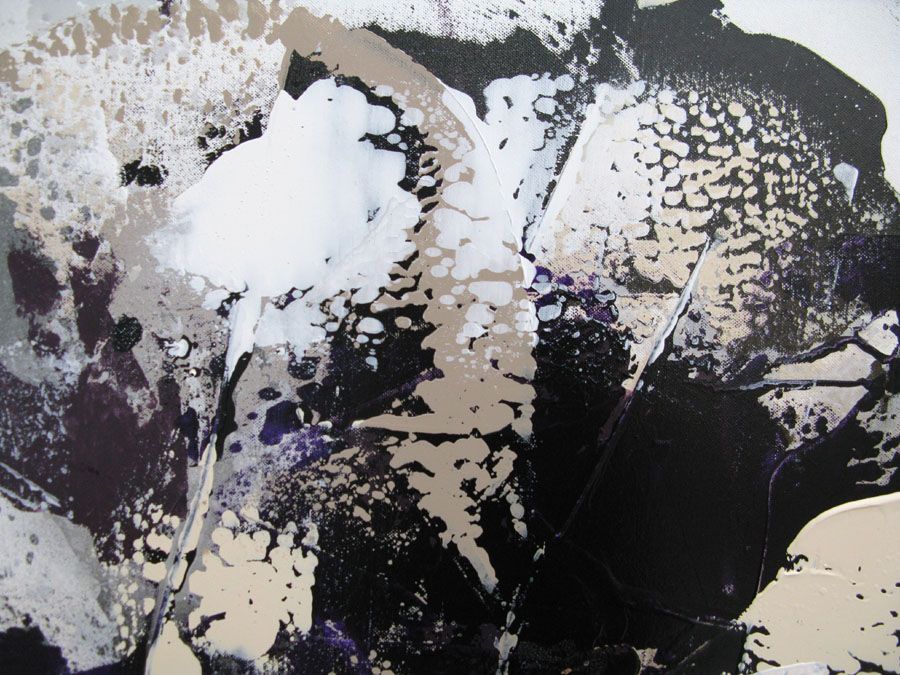 Tableau de CELINE WEBER a pour titre  SHADOW style abstrait dim : CELINE WEBERprix: