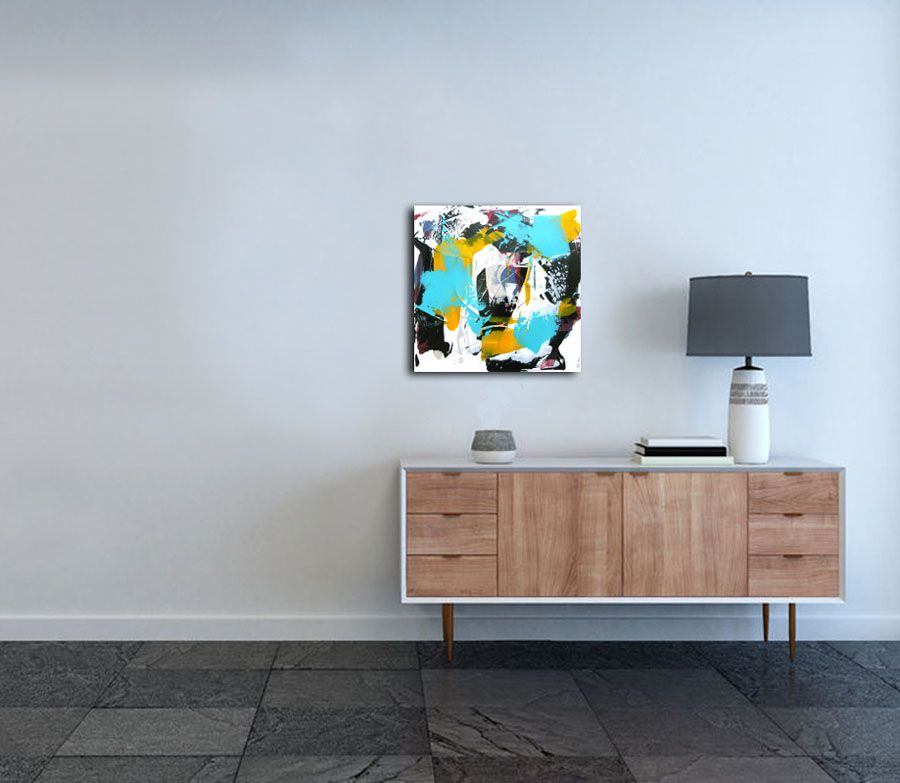 Tableau de CELINE WEBER a pour titre  METAMORPHOSE style abstrait dim : CELINE WEBERprix: