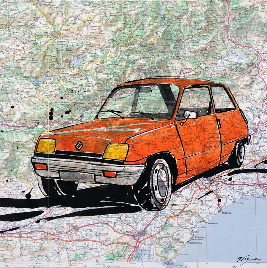 Tableau de CYRIL REGUERRE a pour titre  R5 style figuratif dim : CYRIL REGUERREprix: