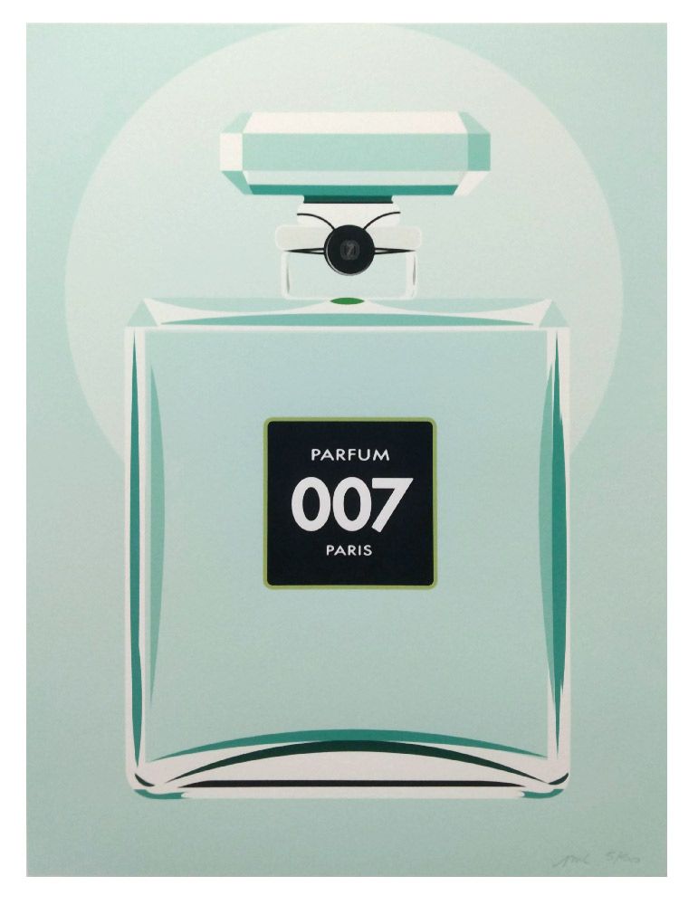 Editions d'art de JMC a pour titre  PARFUM 007 style figuratif, graphique dim : JMCprix:40