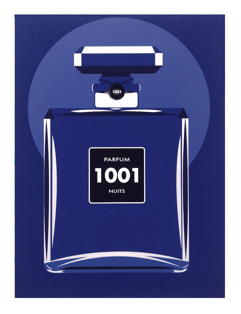 Editions d'art de JMC a pour titre  PARFUM 1001 style figuratif, graphique dim : JMCprix:40
