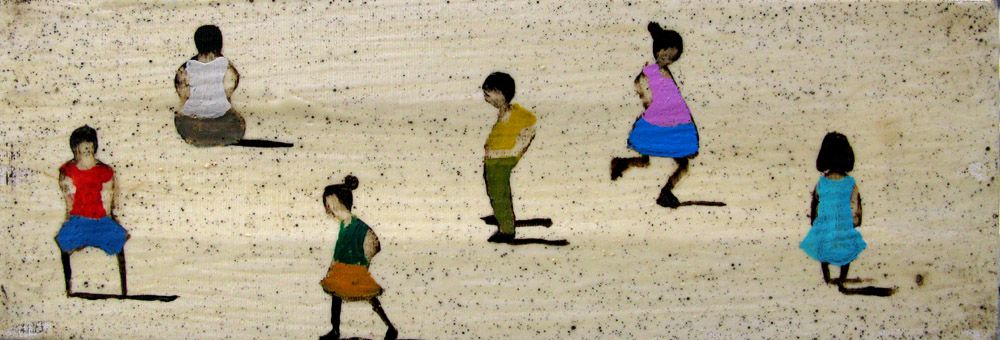 Tableau de MARCOS ZRIHEN NOWOTNY a pour titre  Children style figuratif dim : MARCOS ZRIHEN NOWOTNYprix:90