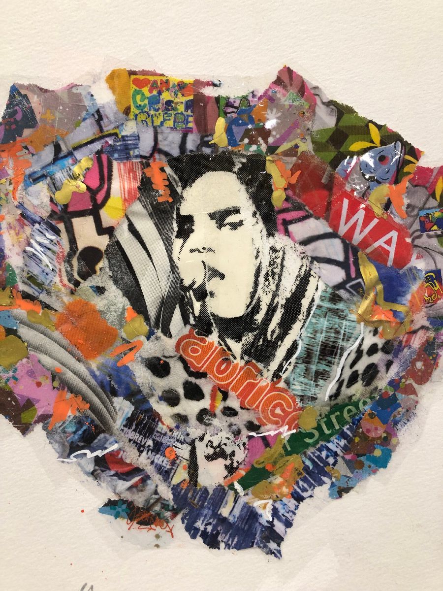Editions d'art de FLOREPEA a pour titre  Lenny.k style street art, graphique dim : FLOREPEAprix:100