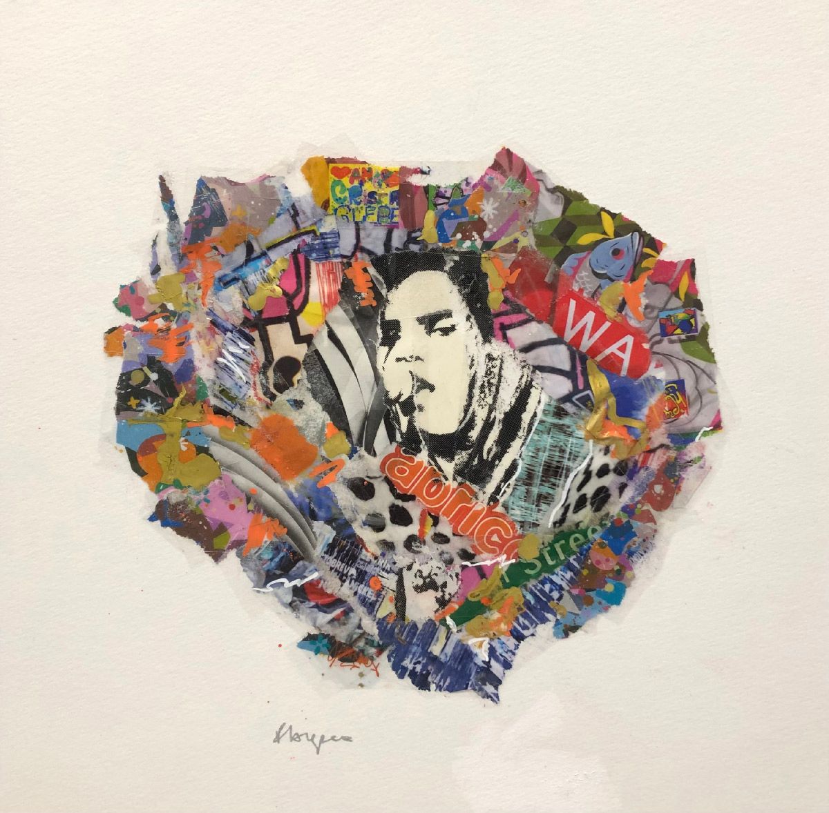 Editions d'art de FLOREPEA a pour titre  Lenny.k style street art, graphique dim : FLOREPEAprix:100