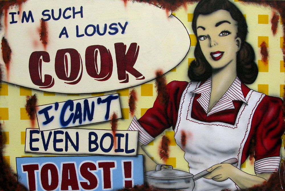 Tableau de JUG a pour titre  Cooking style street pop art dim : JUGprix:900