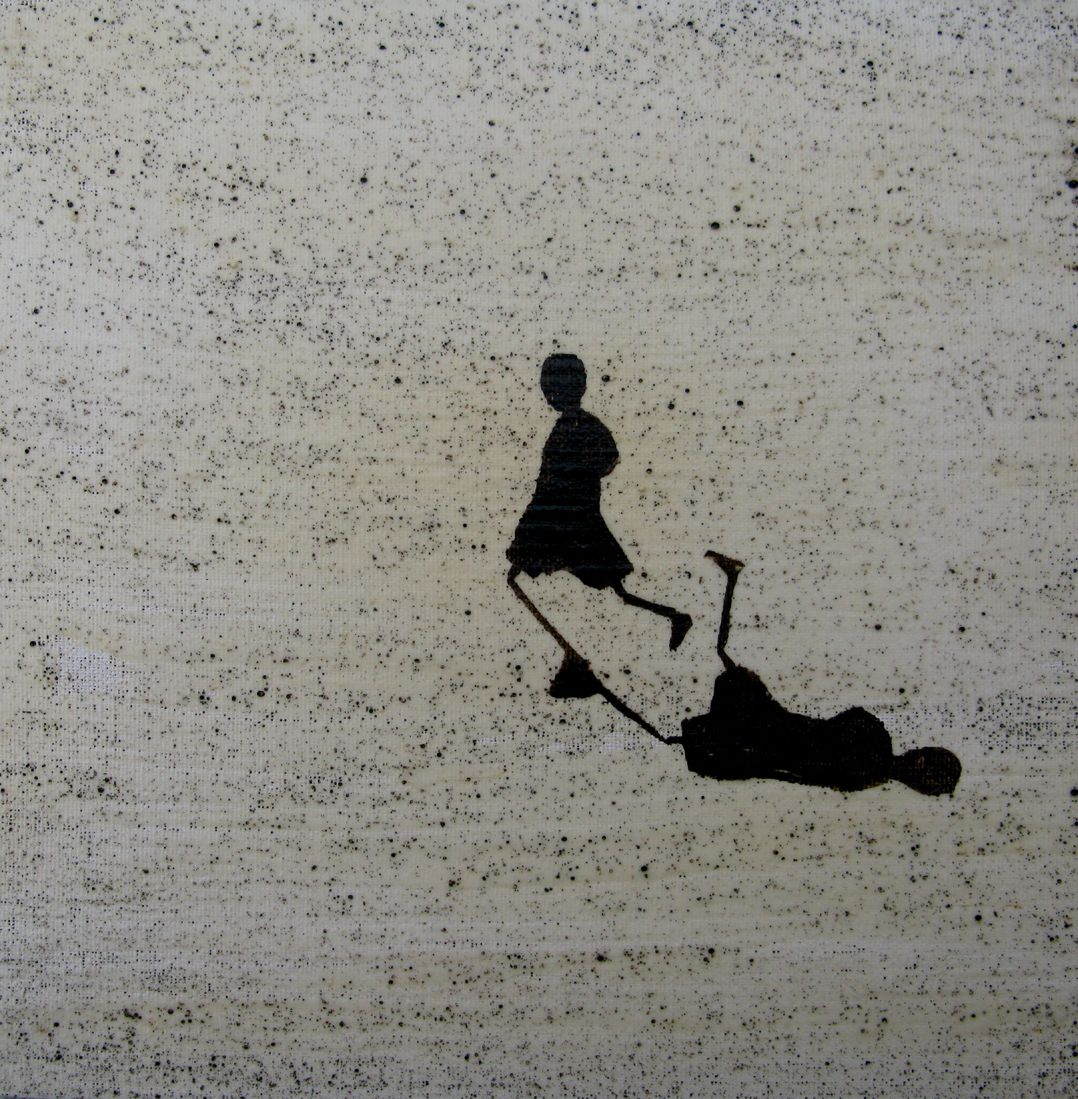 Tableau de MARCOS ZRIHEN NOWOTNY a pour titre  Coureur - Barcelona 2025 style figuratif dim : MARCOS ZRIHEN NOWOTNYprix:80
