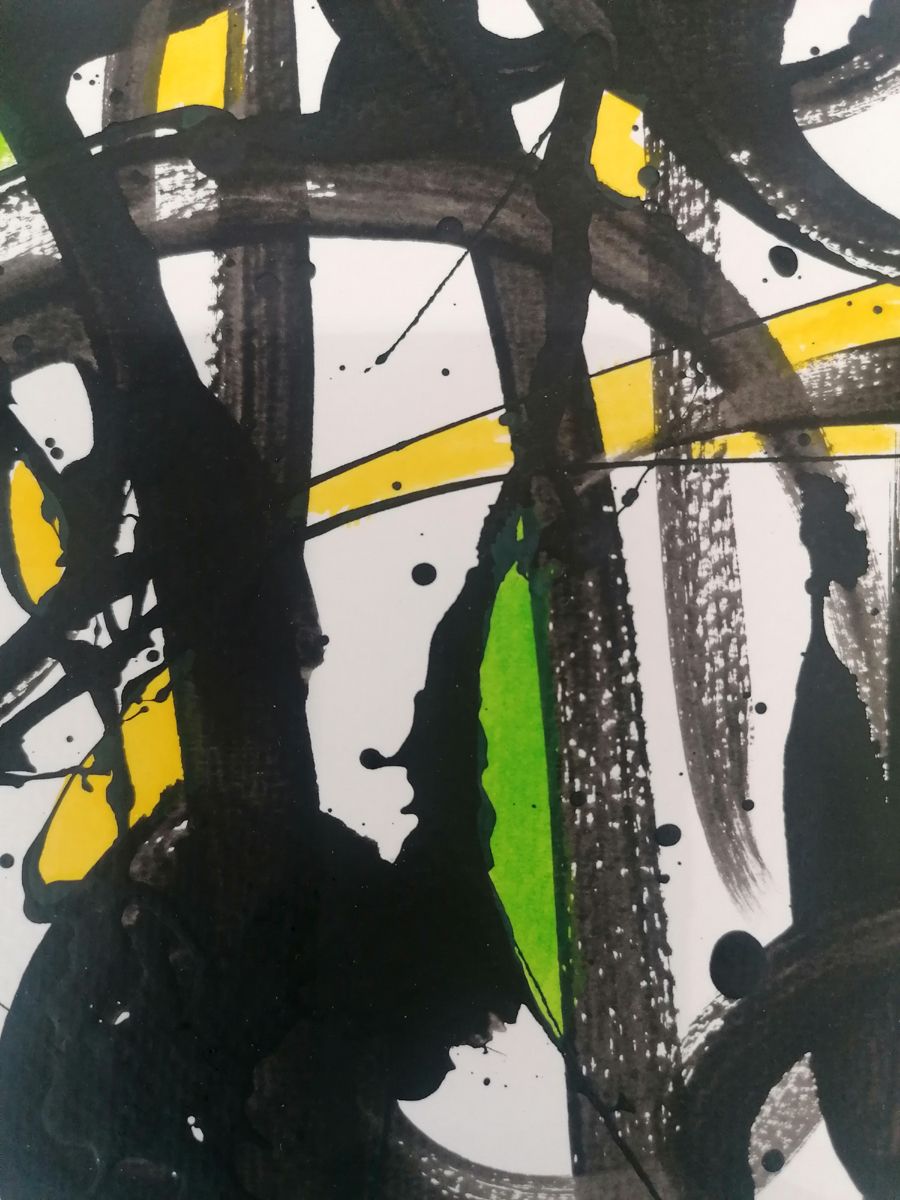 Dessin de STEPHANE RIME a pour titre  Noname D101bis style abstrait dim : STEPHANE RIMEprix:70