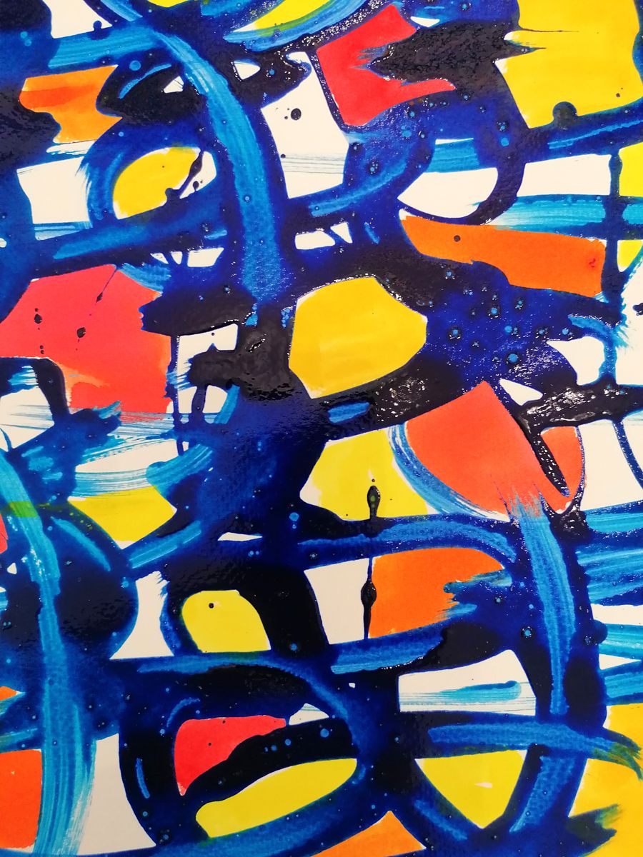 Dessin de STEPHANE RIME a pour titre  Noname D121 style abstrait dim : STEPHANE RIMEprix:140