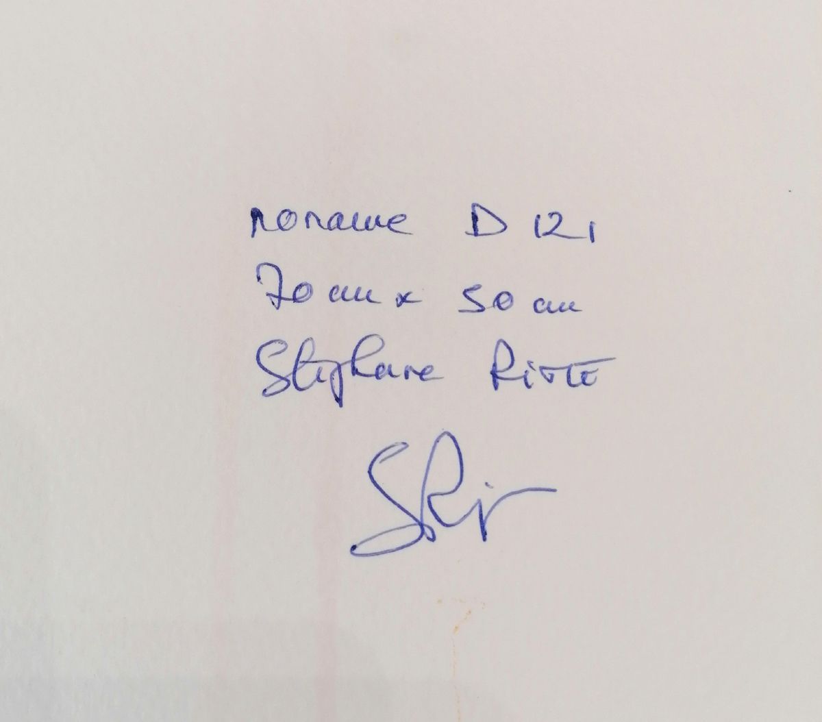 Dessin de STEPHANE RIME a pour titre  Noname D121 style abstrait dim : STEPHANE RIMEprix:140