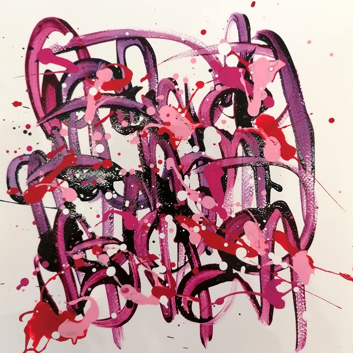 Dessin de STEPHANE RIME a pour titre  Noname D141 style abstrait dim : STEPHANE RIMEprix:60