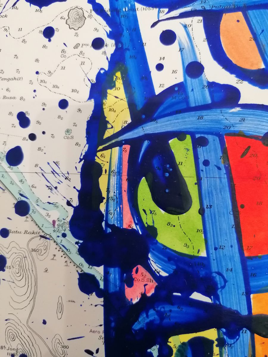 Dessin de STEPHANE RIME a pour titre  Noname D56 style abstrait dim : STEPHANE RIMEprix:140