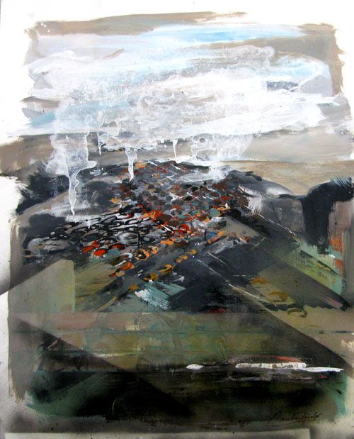Dessin de ARANCHA TEJEDOR a pour titre  SANS TITRE style abstrait dim : ARANCHA TEJEDORprix:150