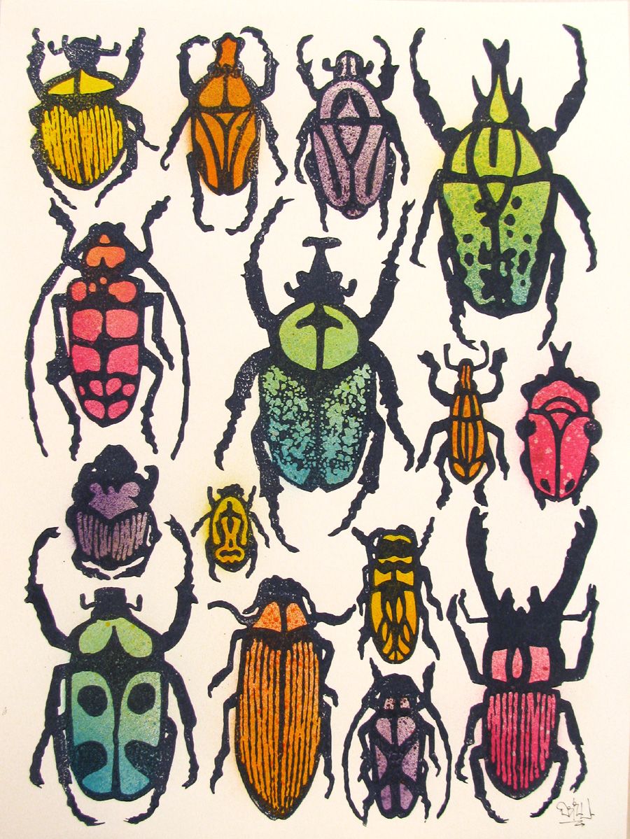 Editions d'art de OSRU a pour titre  PLANCHE NATURALISTE 5 style abstrait dim : OSRUprix:
