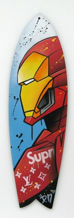 Sculpture de DN a pour titre  IRON SUPREME style no dim : DNprix: