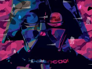 Editions d'art de GABY JOSEPHINE a pour titre  VADOR style graphique dim : GABY JOSEPHINEprix:70