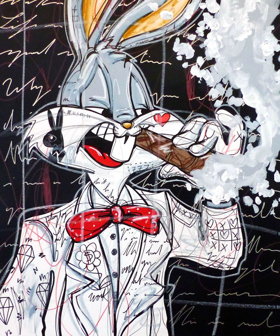 Editions d'art de ONIZBAR a pour titre  QUOI DE NEUF ! style figuratif dim : ONIZBARprix: